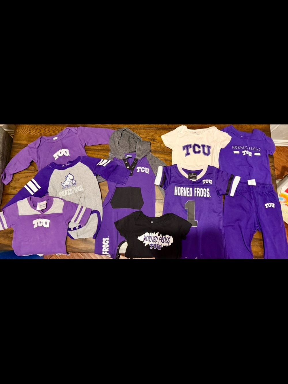 TCU Horned Frogs Baby Clothes Bundle